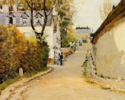 阿尔弗莱德 西斯莱 : Rue de la Princesse, Louveciennes